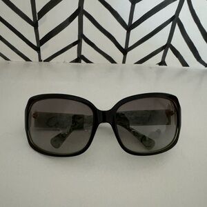 【Coach】 Womens Sunglasses Ginger Green Black with Case